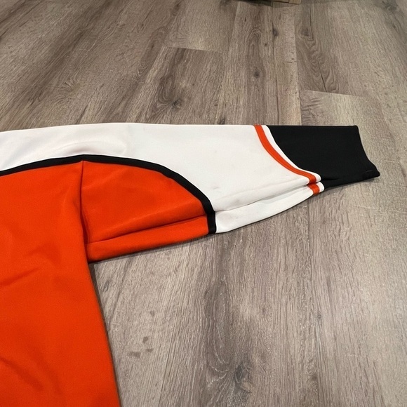 VTG Vintage 80’s Philadelphia Flyers NHL Maska Ultrafil Sz M Embroidered Jersey - Picture 7 of 10